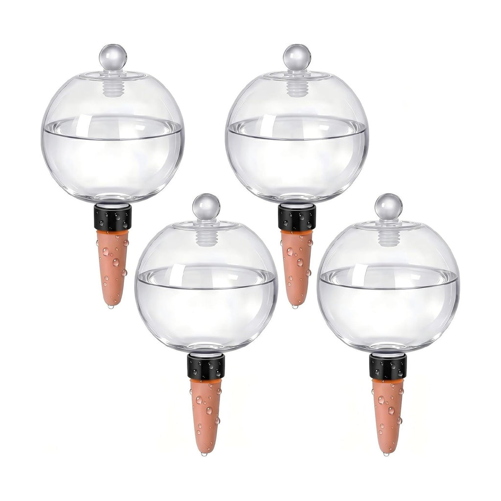 EX-Large Plant Watering Globes with Cover 26oz Top Fill Plastic Water Bulbs Self Watering Planter Inser, Slow Release