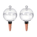 EX-Large Plant Watering Globes with Cover 26oz Top Fill Plastic Water Bulbs Self Watering Planter Inser, Slow Release
