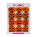 Knobēz 12pk Jack o Lantern Decorative Knob Covers for Halloween Decor