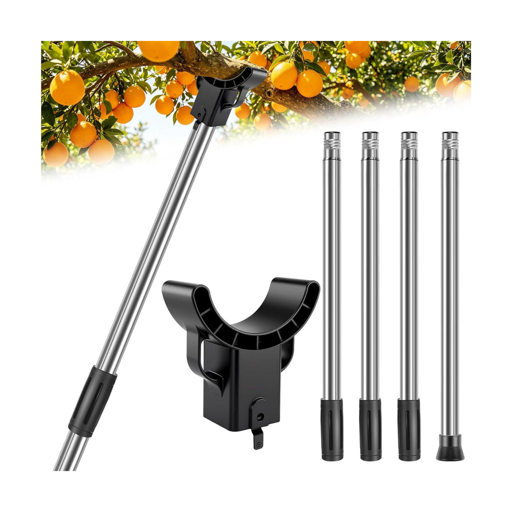 2 Set Adjustable Tree Branch Support, 18"-60" Tree Support Pole with Crutch | Stainless Steel Fruit Tree Branch Support