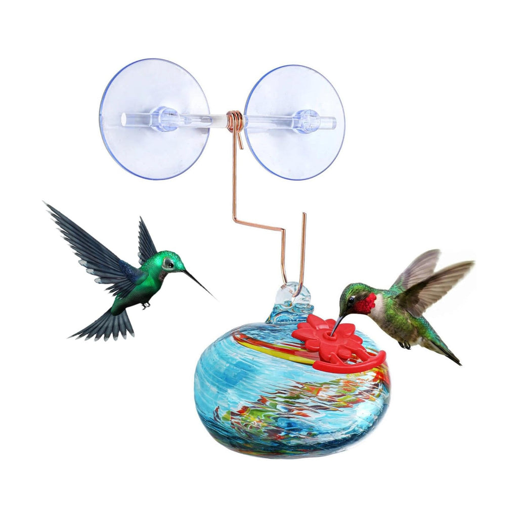 Window Hummingbird Feeder with Suction Cup, Humming Bird Feeder for Outdoor