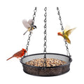 BOLITE Hanging Bird Feeder, Platform Feeders for Outside, Metal Mesh, 2Pack