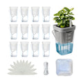 12 Pack 2.5 Inch Clear Self Watering Pots for Indoor Plants
