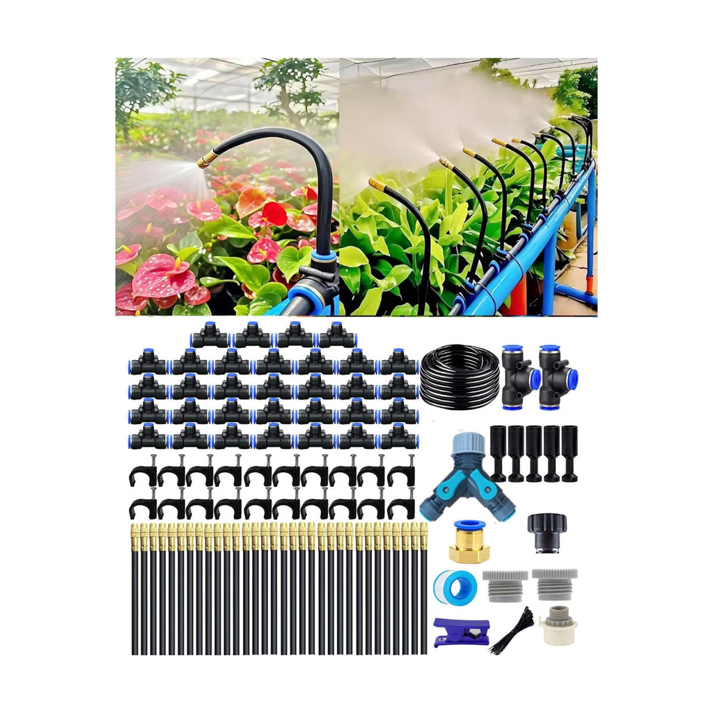 360° Adjustable Drip Irrigation System for Garden,Automatic Watering System | 12mm Large-Diameter Tubing,High-Flow