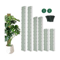 Moss Pole DIY Kit, D Shape Sphagnum Moss Pole Monstera Plant Support for Climbing Plants, DIY Plant Stakes Work with