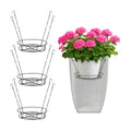 PeoMev 3pc Adjustable Planter Insert 12-18" Plant Risers for Inside Pots | Stainless Steel Lift Kit Planter Insert with