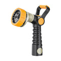 FANHAO Fireman Style Garden Hose Nozzle, Heavy Duty Metal Water Hose Nozzle | Thumb Control & Large Lever Control, 7