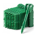 400 Pcs 4 Inch Biodegradable Stakes Plastic Landscape Fabric Stakes Bulk, Sod Staples for Tent, Weed Barrier, Turf