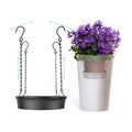 Adjustable Planter Inserts for Large Pots, Made of Thickened PP Material. They Can Be Used as a Substitute for Plant Risers for Inside Pots. Used to Reduce Soil Filling (1, medium size for 12"-18")