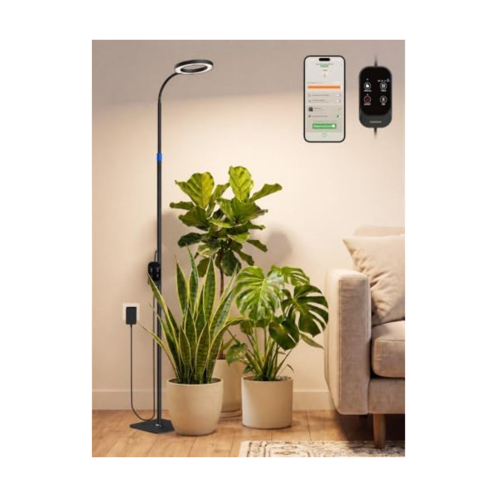 GLOWRIUM Smart Grow Lights for Indoor Plants, Full Spectrum LED Floor Light