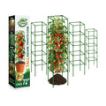 4 Pack 72" Tomato Cages for Garden, Heavy Duty Adjustable Plant Support | For Climbing Plants and Vegetables