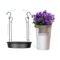 Adjustable Planter Inserts for Large Pots, Made of Thickened PP Material. They Can Be Used as a Substitute for Plant Risers for Inside Pots. Used to Reduce Soil Filling(1, large size for 14"-20")
