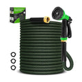 Garden Hose 50ft, Non-Expanding Water Hose with 10 Function Nozzle | Lightweight, Kink Free, Sturdy, Leak-Proof