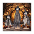 Redbaker 3 Pcs Halloween Decorations Indoor, Primitive Ghost with Witch Hat