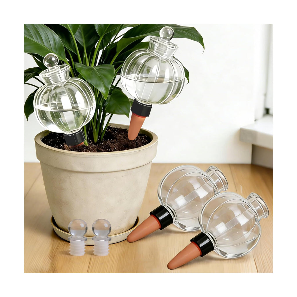 18 Oz Large Plant Watering Globes & Self Watering Bulbs, Water Globes & Bulbs for Indoor Outdoor Plants, Plant Globes