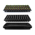 20 Pack Seed Starter Trays Heavy Duty Plastic Seedling Trays kit | Reusable 10Pcs 1020 Trays + 10Pcs 72 Cell Seed Trays
