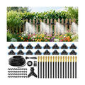 100Ft 1/4” Drip Irrigation System – Drip Irrigation Kit & Garden Watering Kit with 16 Pcs 360° Adjustable Copper