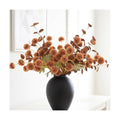 RyddeligHome Brown Mums Artificial Flowers Arrangement for Vases