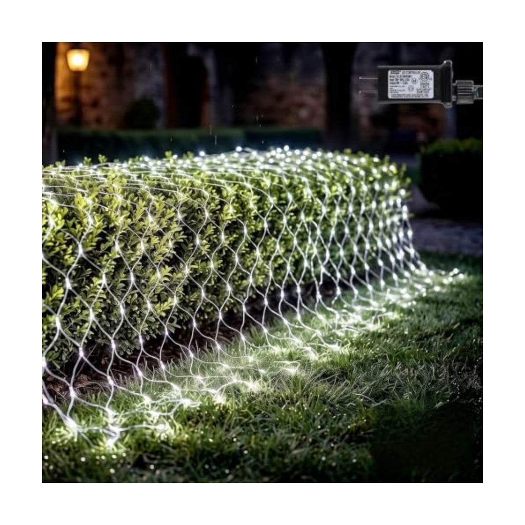 14.8x5FT Christmas Net Lights Outdoor Plug in with 8 Modes