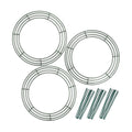3-Pack 14 Inch Wire Wreath Frame, Round Metal Wreath Form