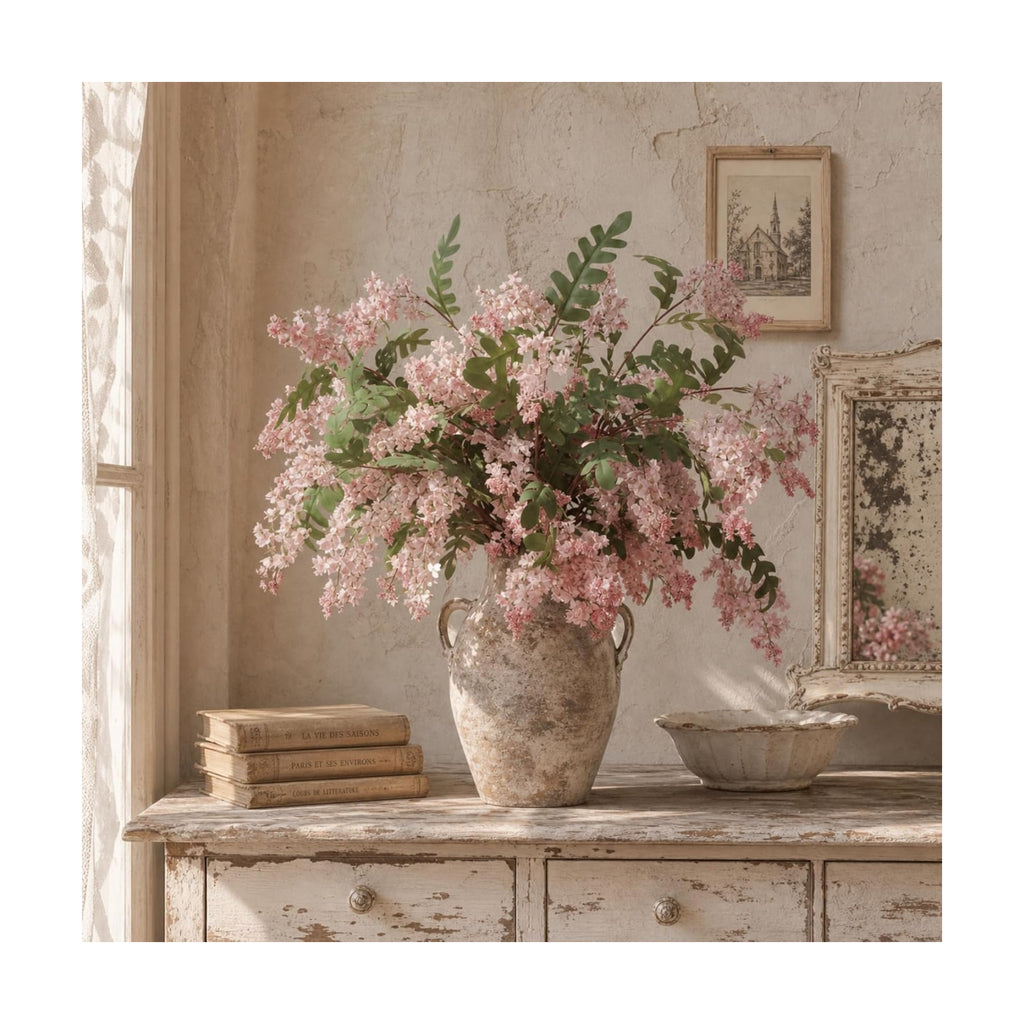 Yinder 5 Pcs 31.5'' Fall Artificial Flowers Berry Stem, Pink