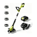 KITLUCK Cordless String Trimmer & Edger, 20V Electric Lawn Mower Weed Cutter with Auto Line Feed, 12″ Grass Trimmer