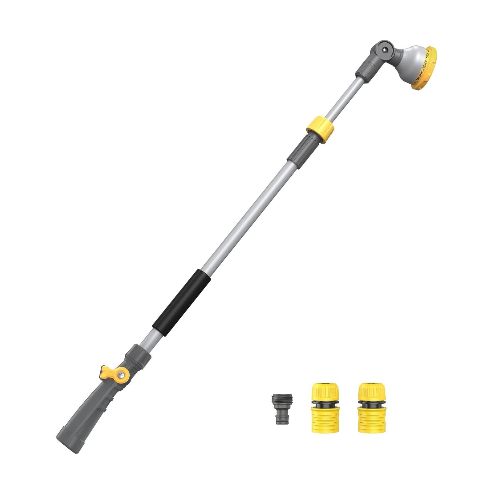 VOXON Garden Hose Watering Wand 29-43 Inch Adjustable Spray Wand | 10 Spray Patterns, 180° Swivel Head, Thumb Flow