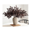 PERFNIQUE 3 Pack Artificial Plum Cimicifuga Leaf Sprays, 32" Faux Ramosa Branches for Vase, Fall Floral Stems for Table Centerpiece, Farmhouse, Wedding, Mantel, or Halloween Decor