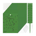 Qualirey 100 Pcs 6 x 8 in Green Sticky Traps for Gnats Plant Insect Trap | Dual Sided Strong Sticky, Fungus Fruit Flies