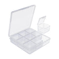 Plant Seed Organizer Box Garden Seed Storage Container Cases Transparent Plastic Collection Box Dustproof Craft Organizer Case with 9 Pcs Mini Storage Cases for Garden Home Office