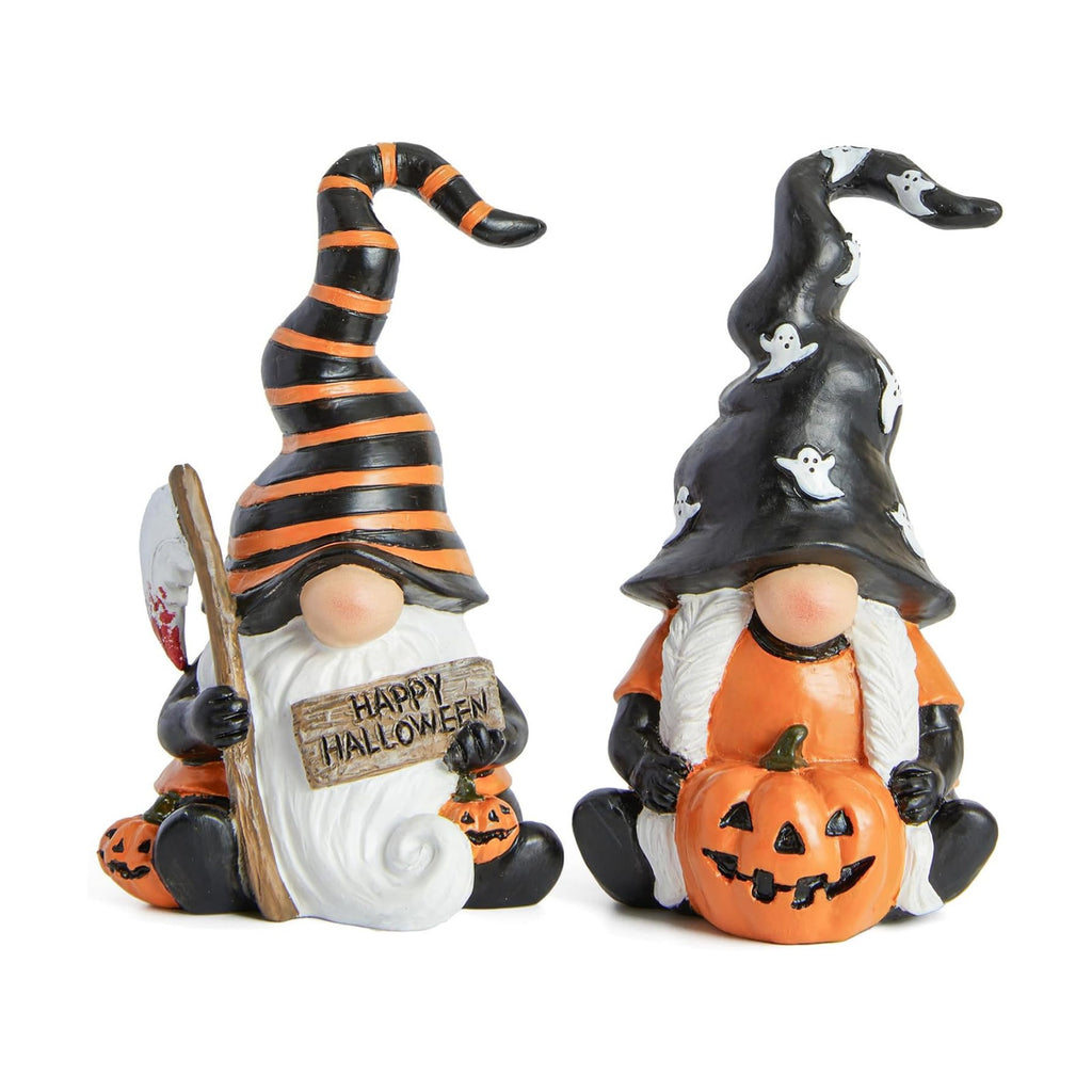 WDS WONDROUS Halloween Table Decorations, Gnomes for Desk Shelf Tray Decor