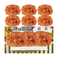 13 Bundles Artificial Fall Flowers Fake Mums for Outdoor (Autumn Colors)