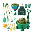 Kids Gardening Tools Set with Wheelbarrow - 13Pcs Heavy-Duty Outdoor Toys for Kids Ages 3-8 Boys & Girls, STEM