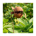 32 Inch Metal Flowers Venus Flytrap Carnivorous Plant Stake for Yard Art | Rusty Outdoor Metal Flowers - Venus Fly trap