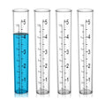 4 Pcs Rain Gauge Replacement Tube, 5 Inch Plastic Rain Gauges for Yard Garden Outdoor Lawn Home
