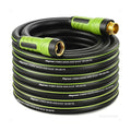 Garden Hose 50ft x 5/8", NON-EXPANDABLE Water Hose Heavy Duty, Flexible, Lightweight, Kink Resistant & Outside Hybrid