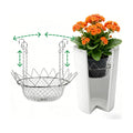 Adjustable Height Planter Inserts,Plant Risers for Tall Planters Large Pots,12-18" Planter Insert,Planter Filler Elevate Plants With 4 Hooks Chains for Indoor Outdoor Planters Wedding Party Decor