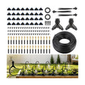 Drip Irrigation System for Garden, 200FT Automatic Drip Irrigation Kit with 32pcs 360° Bendable Copper Nozzles