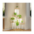Corner Plant Stand Indoor with Grow Lights 6 Tiered Corner Plant Shelf