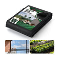 Jevrench 10 x 35 ft Strong PP Garden Netting, Mosquito Net for Patio, Black | Multi-Use, Clear View Ultra-Fine Mesh