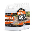 Rock Glue for Landscaping, Upgraded Ultra Mulch Hold 2 Gallon–Gravel & Pebble Stabilizer, Bicycle-Friendly Grade