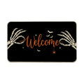 Hexagram Halloween Door Mat 17x29 Inch Halloween Skull Doormat Outdoor