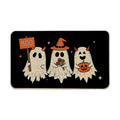 Hexagram Halloween Door Mat Pumpkin Ghost Boo Doormat Front Home Decor