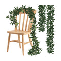 RECUTMS Artificial Olive Leaves Vine Garland with Berry 2Pcs 6.2Ft Silk Ivy
