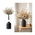 BLOSMON Beige Faux Flowers in Vase for Dining Table Centerpiece Decor