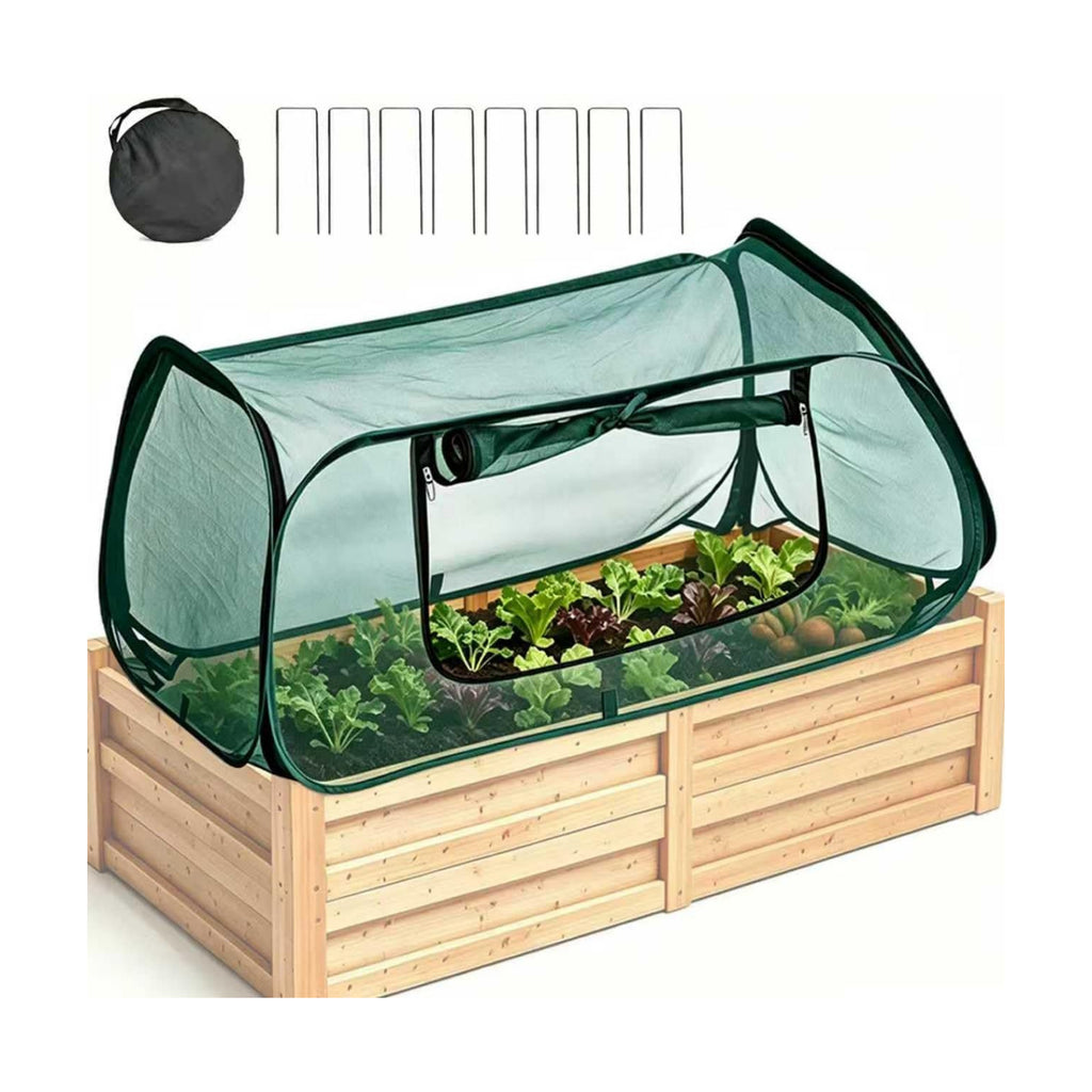 Garden Netting for Raised Beds,Raised Bed Covers,Pop Up Plant Cover | Raised Garden Bed Cover 45"x22"x16"Covers for