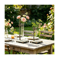 Retro Test Tube Vase Set of 2, Rustic Metal Plant Propagation Station with Clear Glass Tubes, Hydroponic Planter for