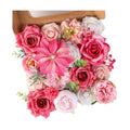 Floweroyal Artificial Flowers Fake Rose Flowers Dahlia with Stems for DIY Wedding Bridal Bouquets, Baby Shower, Floral Arrangement, Table Centerpieces, Home Decorations