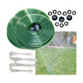 Watoo 2026 Sprinkler Hose & Soaker Hose for Yard - 150FT (50 * 3) Reinforced Flat Garden Hose with Holes, Heavy Duty