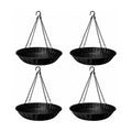 Plant Hanger Indoor Outdoor 4-Pack Metal Hanging Planter for Indoor Plants | Planter Inserts for Large Pots, Plant